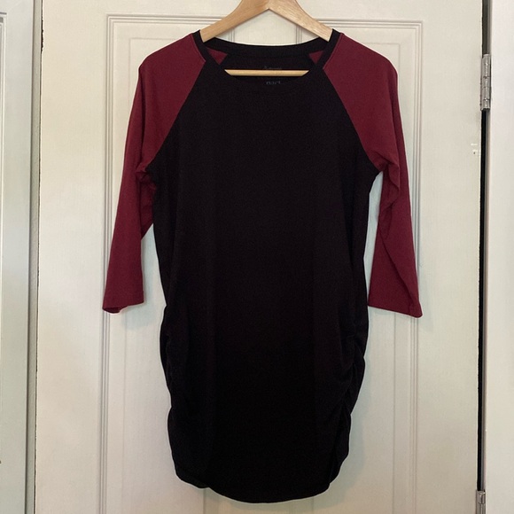 Pact Maternity Raglan Tee - Picture 2 of 5